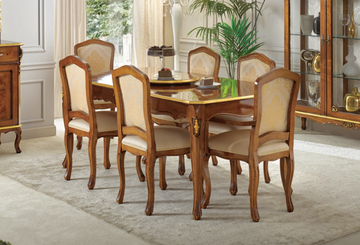 1410 - Extending rectangular wooden table by Tarocco Vaccari Group - view 3